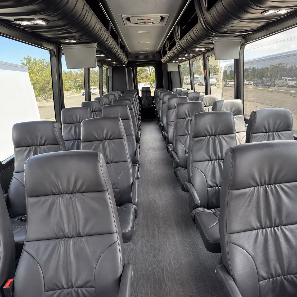 cranston 25 passenger minibus interior