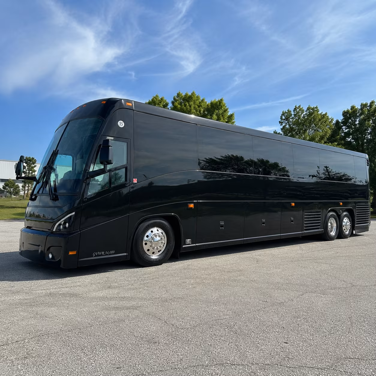 cranston 47 passenger charter bus