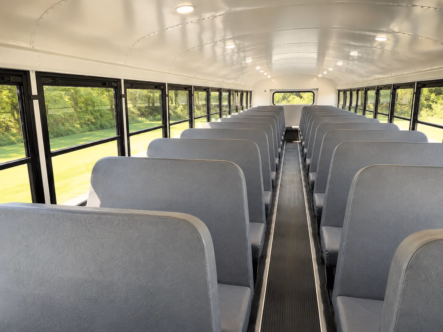 cranston school bus inside
