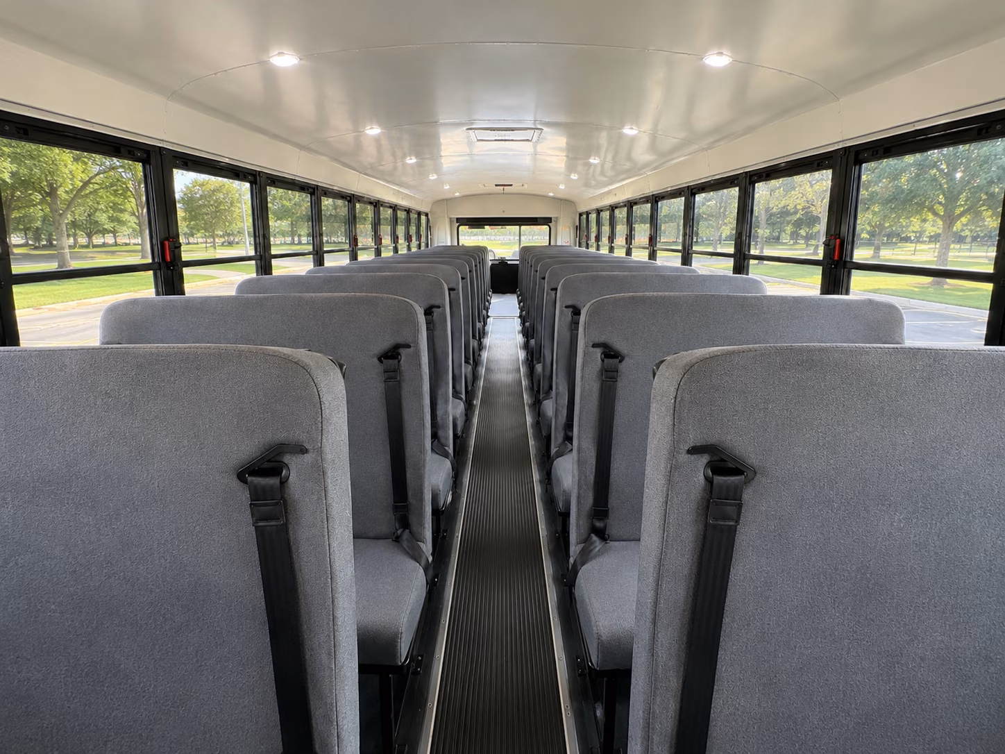 cranston school bus interior