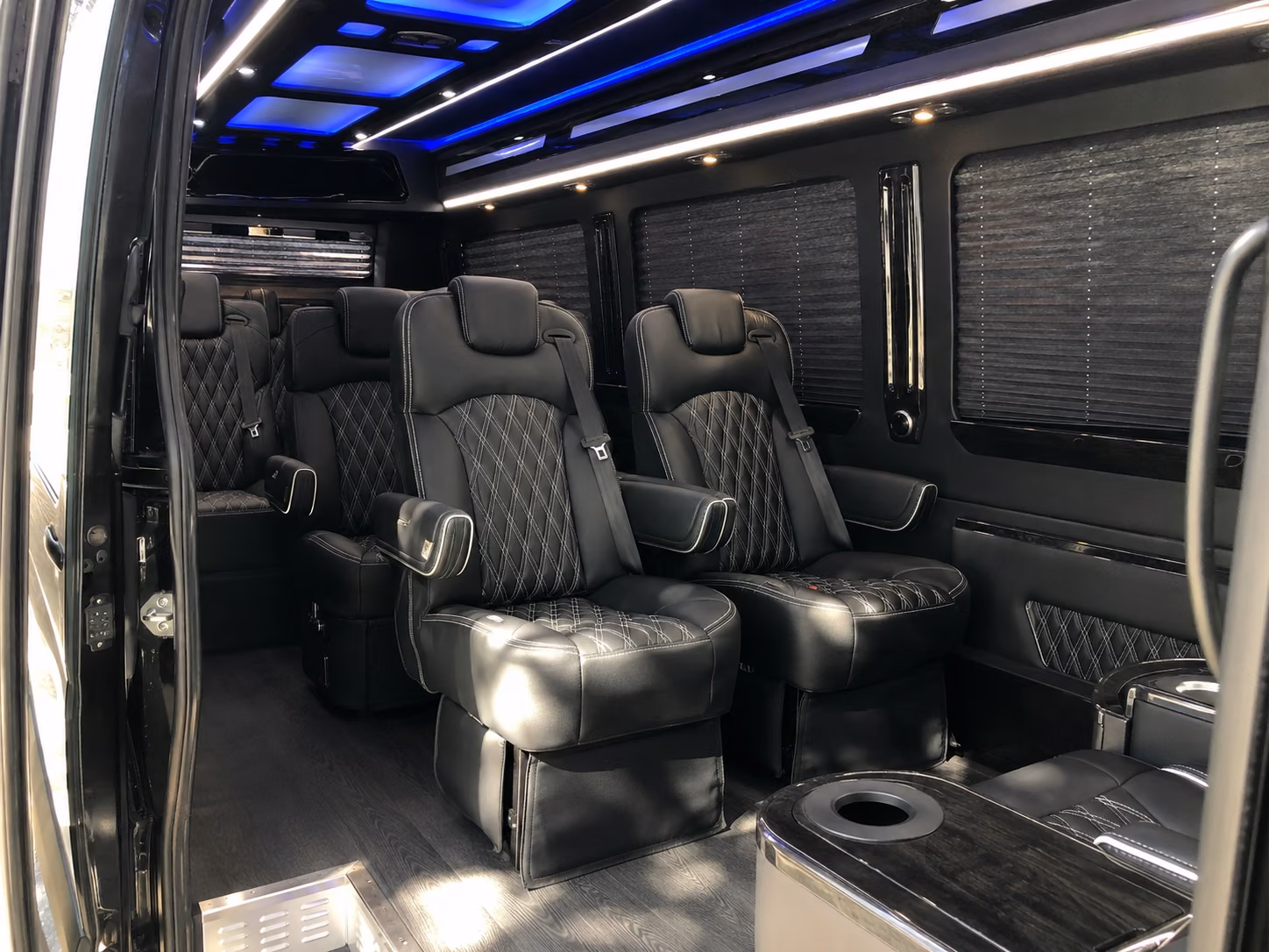 cranston sprinter van with driver inside