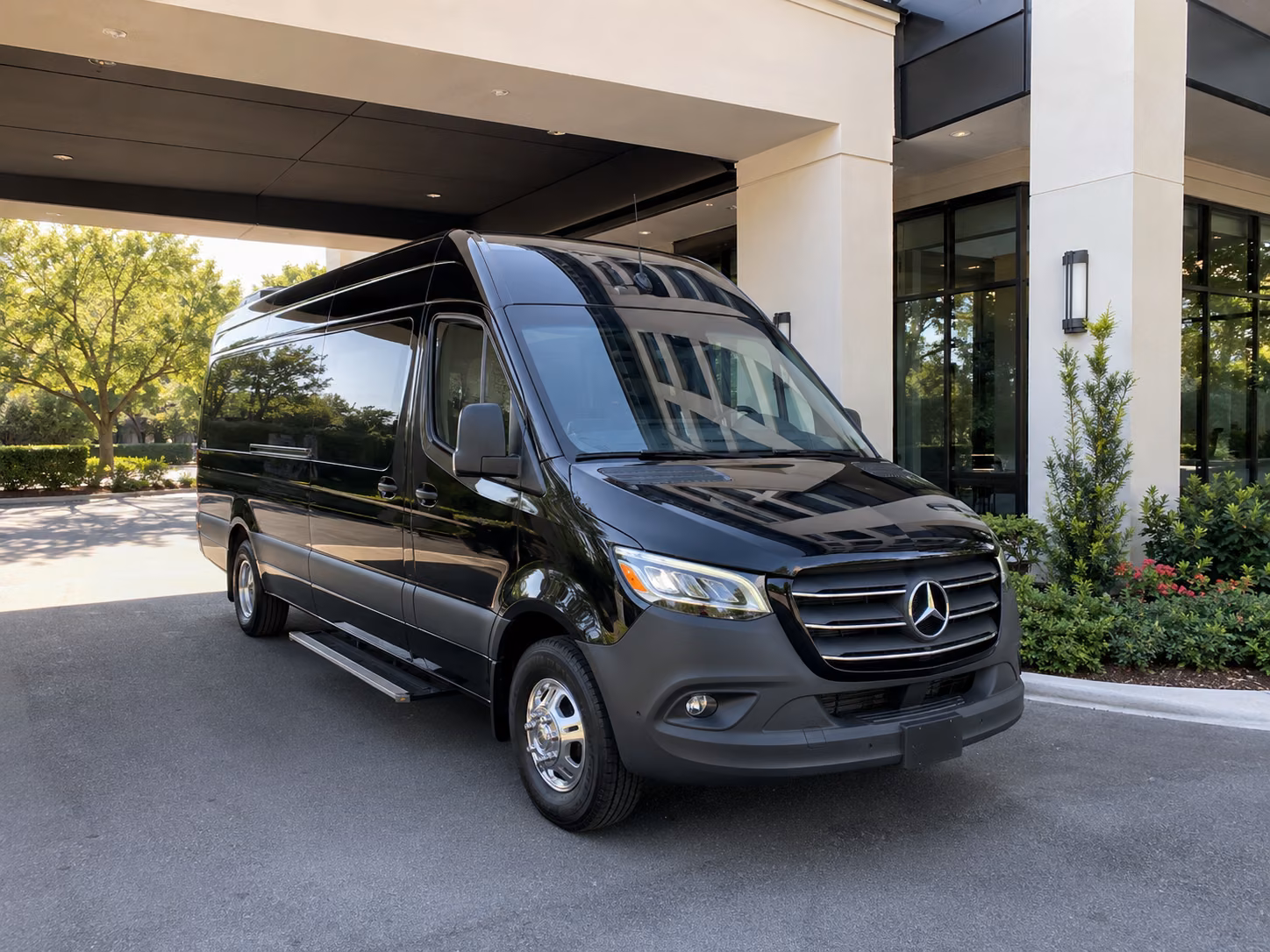 cranston sprinter van with driver